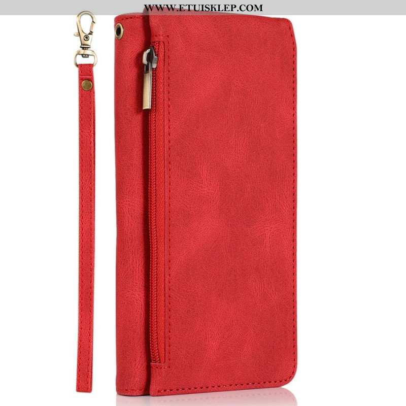 Etui Folio do iPhone 14 Pro Z Etui Na Zamek Błyskawiczny